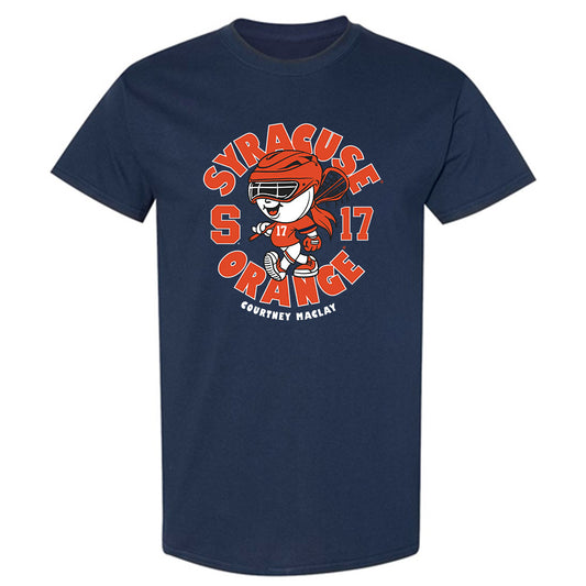Syracuse - NCAA Women's Lacrosse : Courtney Maclay - Fashion Shersey T-Shirt-0