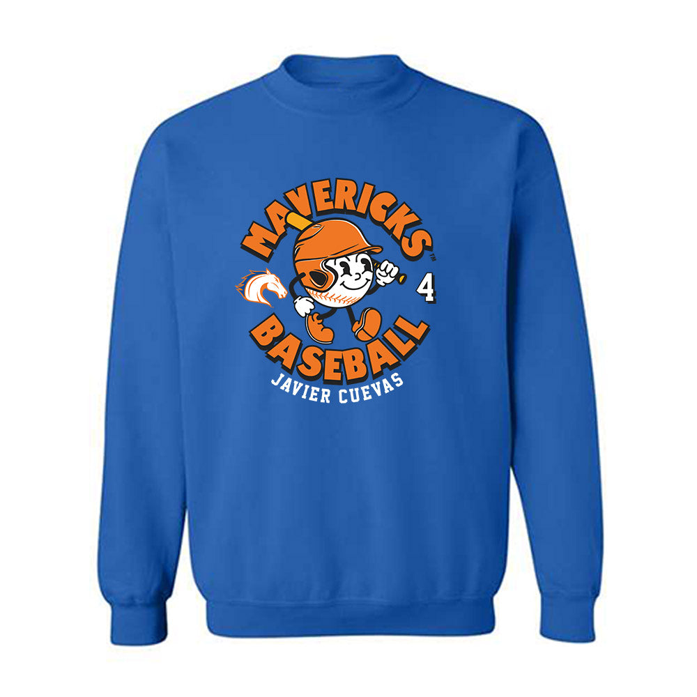 Texas Arlington - NCAA Baseball : Javier Cuevas - Crewneck Sweatshirt-0