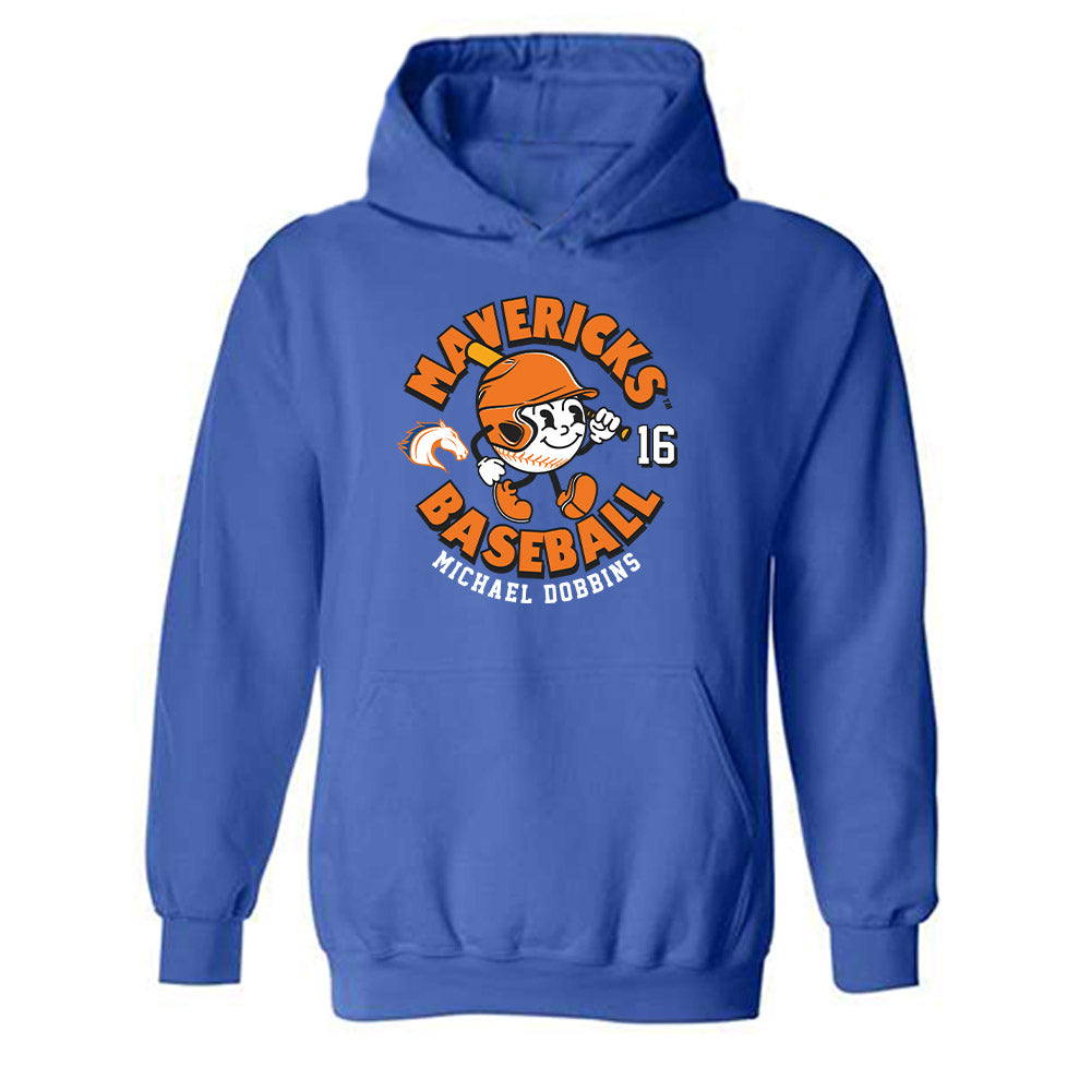 Texas Arlington - NCAA Baseball : Michael Dobbins - Hooded Sweatshirt-0