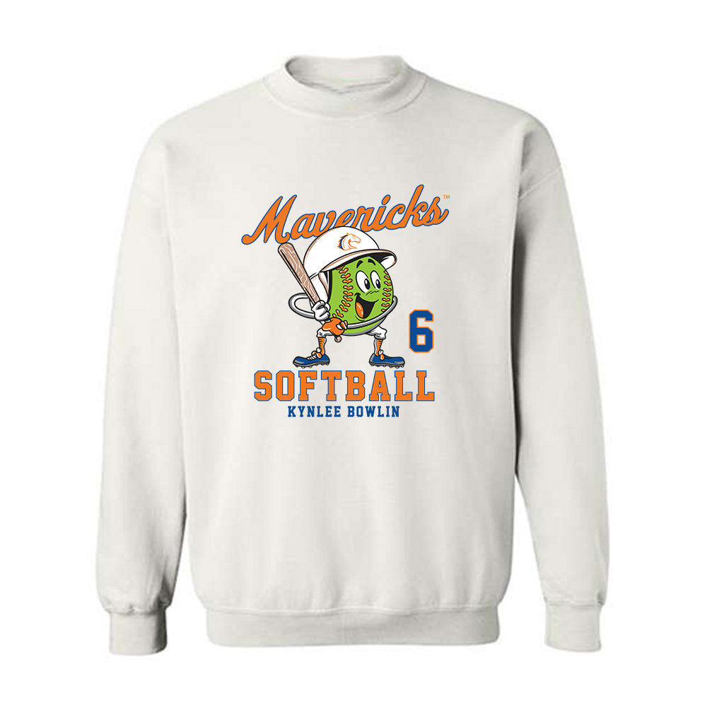 Texas Arlington - NCAA Softball : Kynlee Bowlin - Fashion Shersey Crewneck Sweatshirt-0