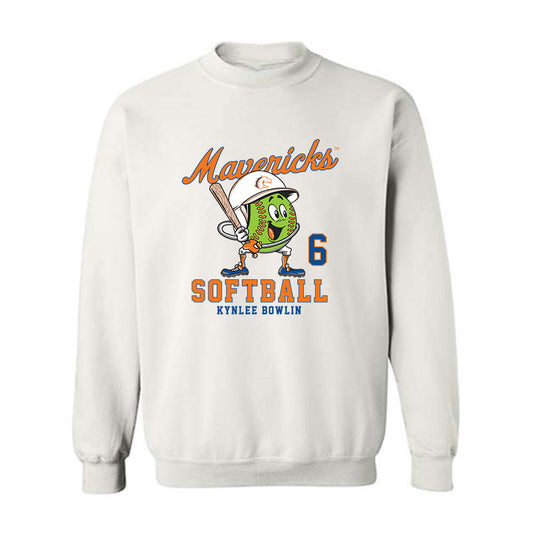 Texas Arlington - NCAA Softball : Kynlee Bowlin - Fashion Shersey Crewneck Sweatshirt-0