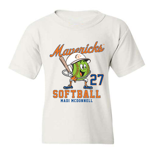 Texas Arlington - NCAA Softball : Madi McDonnell - Fashion Shersey Youth T-Shirt-0