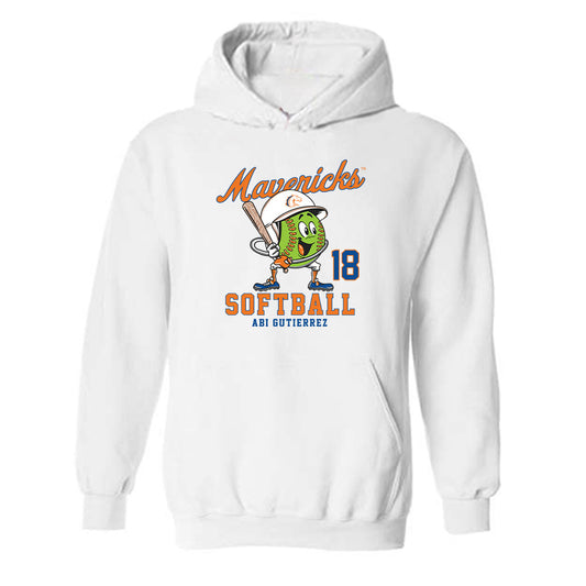 Texas Arlington - NCAA Softball : Abi Gutierrez - Fashion Shersey Hooded Sweatshirt-0