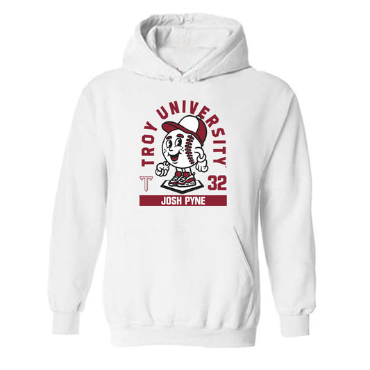 Troy - NCAA Baseball : Josh Pyne - Fashion Shersey Hooded Sweatshirt-0