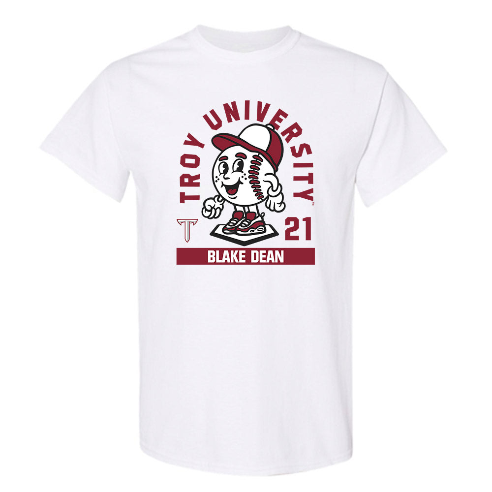 Troy - NCAA Baseball : Blake Dean - Fashion Shersey T-Shirt-0