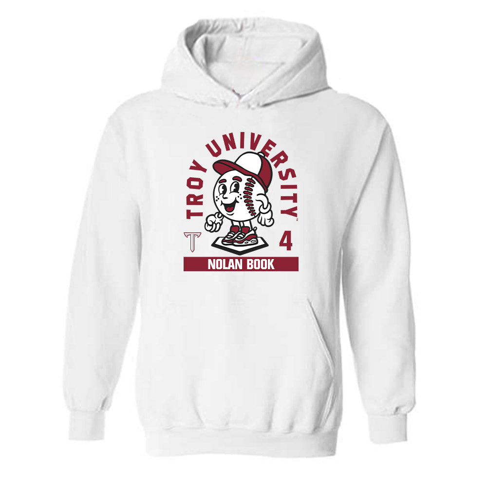 Troy - NCAA Baseball : Nolan Book - Fashion Shersey Hooded Sweatshirt-0