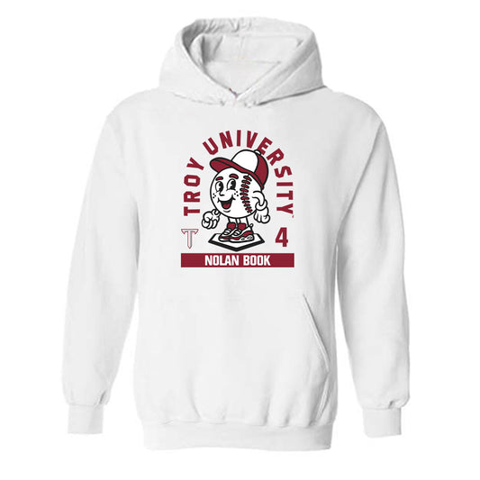 Troy - NCAA Baseball : Nolan Book - Fashion Shersey Hooded Sweatshirt-0