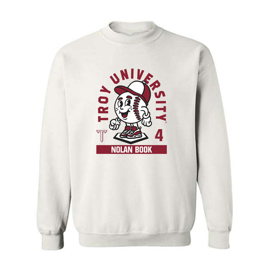 Troy - NCAA Baseball : Nolan Book - Fashion Shersey Crewneck Sweatshirt-0