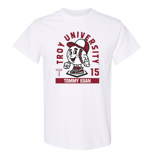 Troy - NCAA Baseball : Tommy Egan - Fashion Shersey T-Shirt-0