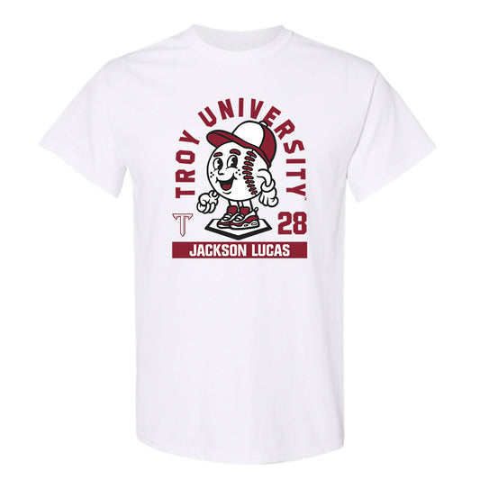 Troy - NCAA Baseball : Jackson Lucas - Fashion Shersey T-Shirt-0
