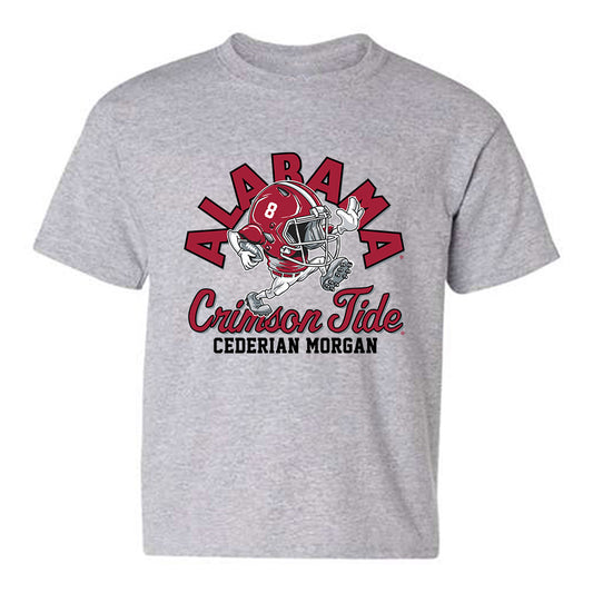 Alabama - NCAA Football : Cederian Morgan - Youth T-Shirt-0
