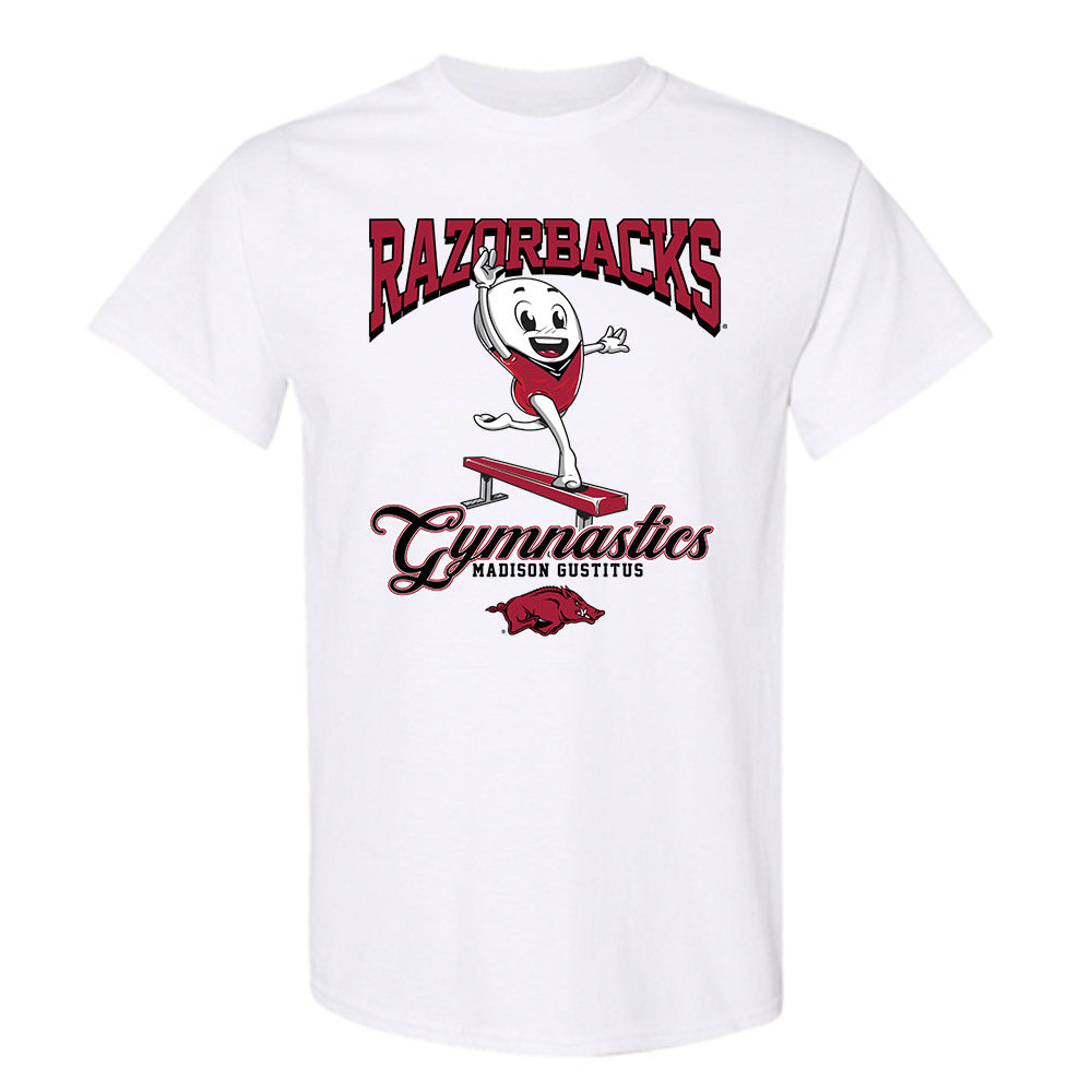 Arkansas - NCAA Women's Gymnastics : Madison Gustitus - Fashion Shersey T-Shirt-0