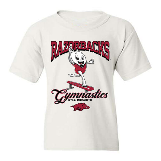 Arkansas - NCAA Women's Gymnastics : Nyla Morabito - Fashion Shersey Youth T-Shirt-0