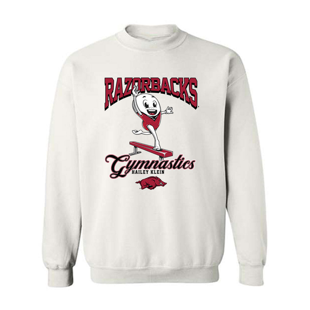 Arkansas - NCAA Women's Gymnastics : Hailey Klein - Fashion Shersey Crewneck Sweatshirt-0