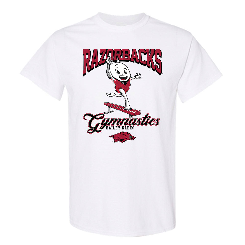 Arkansas - NCAA Women's Gymnastics : Hailey Klein - Fashion Shersey T-Shirt-0