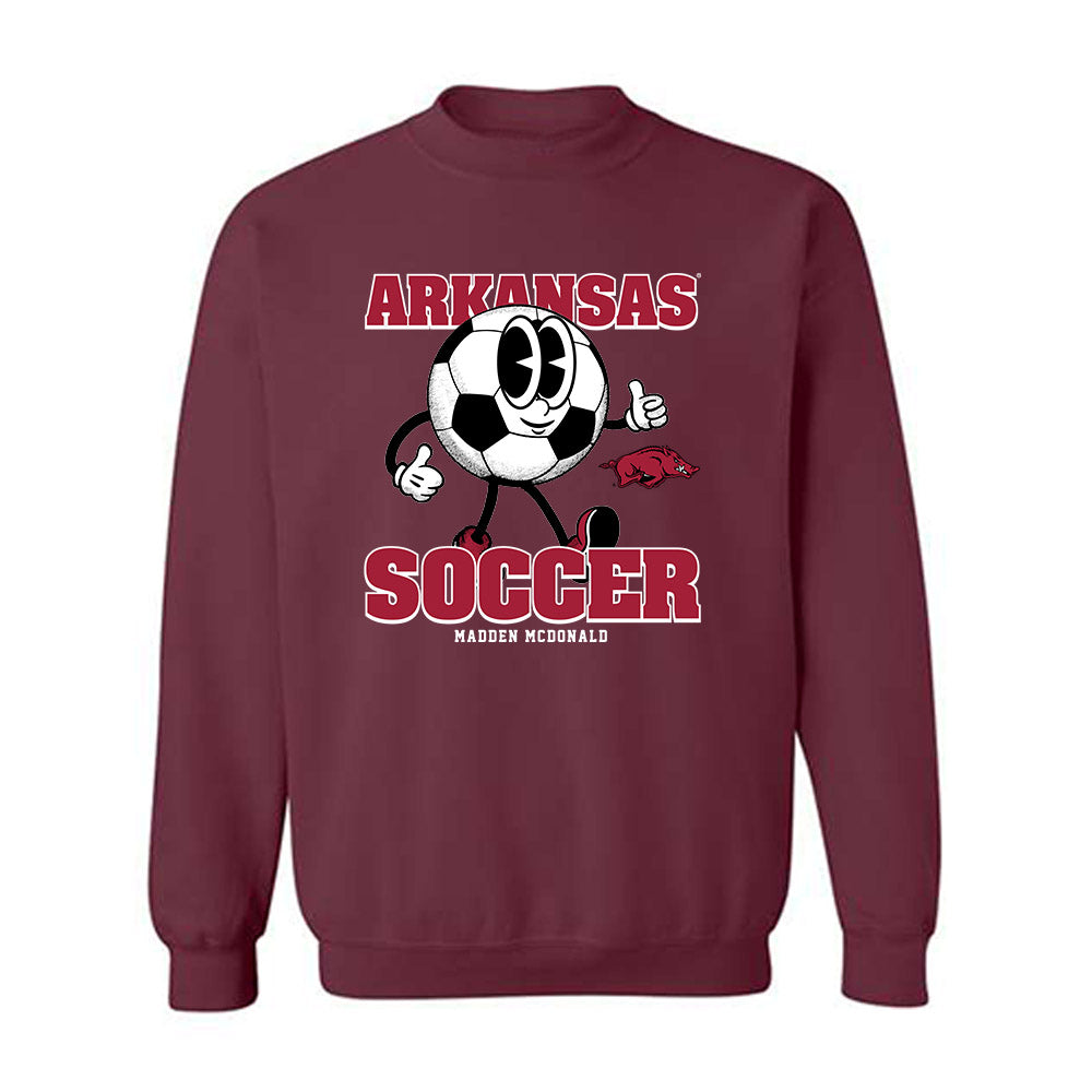 Arkansas - NCAA Women's Soccer : Madden McDonald - Fashion Shersey Crewneck Sweatshirt-0