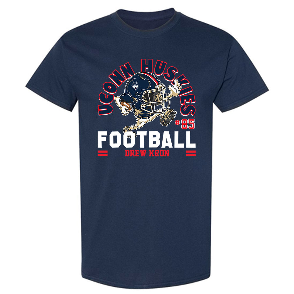 UConn - NCAA Football : Drew Kron - Fashion Shersey T-Shirt-0