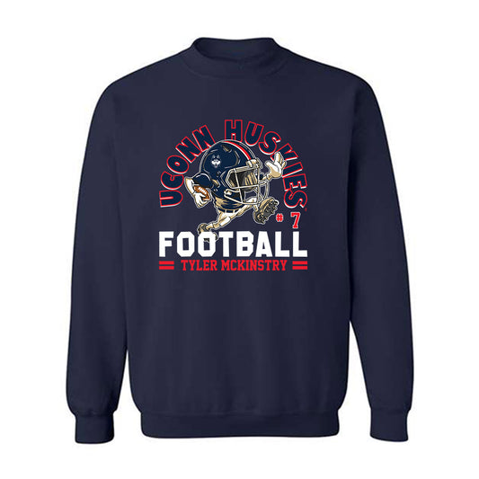 UConn - NCAA Football : Tyler McKinstry - Fashion Shersey Crewneck Sweatshirt-0