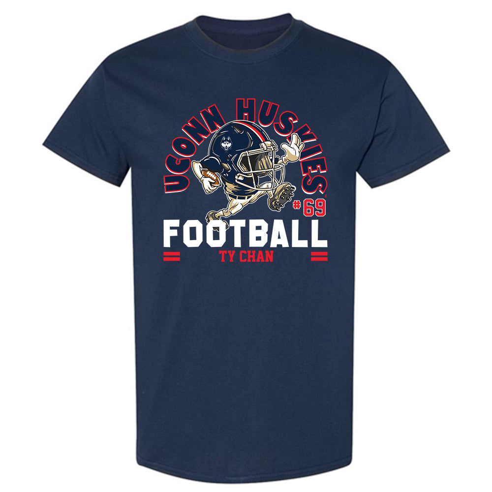 UConn - NCAA Football : Ty Chan - Fashion Shersey T-Shirt-0