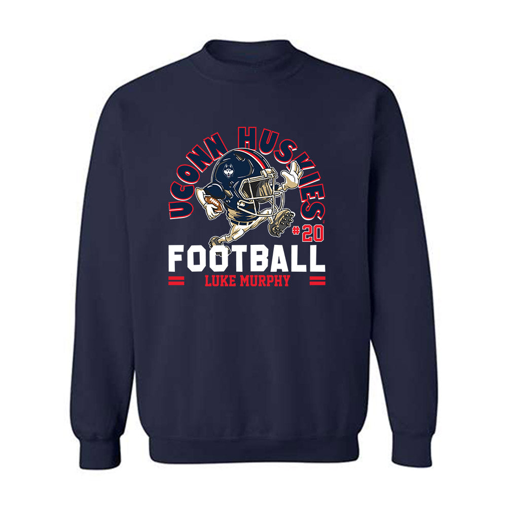 UConn - NCAA Football : Luke Murphy - Fashion Shersey Crewneck Sweatshirt-0