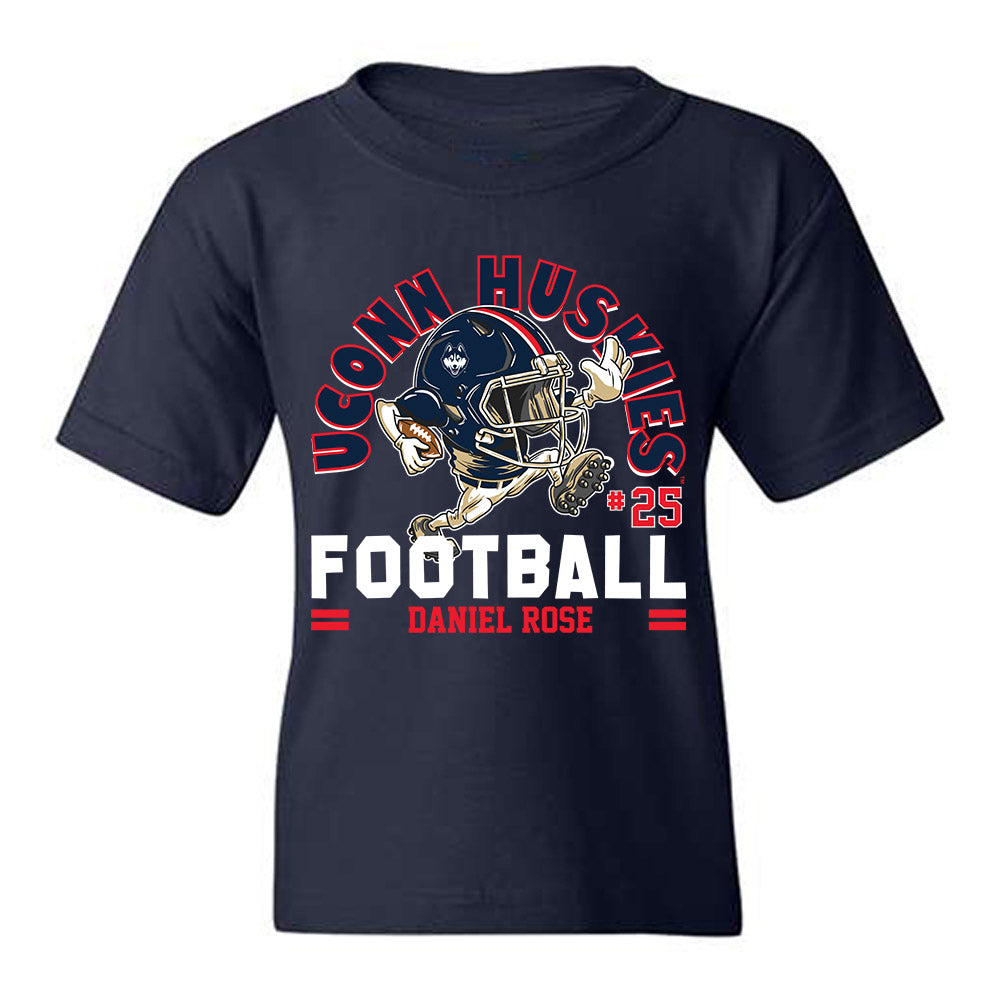 UConn - NCAA Football : Daniel Rose - Fashion Shersey Youth T-Shirt-0