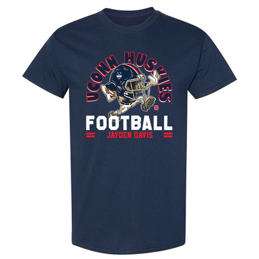 UConn - NCAA Football : Jayden Davis - Fashion Shersey T-Shirt-0