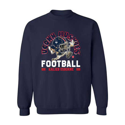UConn - NCAA Football : Kalieb Osborne - Fashion Shersey Crewneck Sweatshirt-0