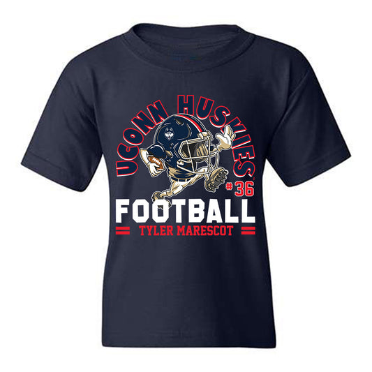 UConn - NCAA Football : Tyler Marescot - Fashion Shersey Youth T-Shirt-0