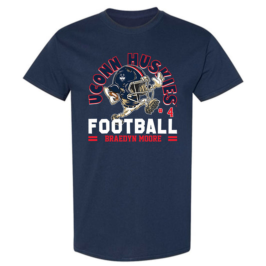 UConn - NCAA Football : Braedyn Moore - Fashion Shersey T-Shirt-0