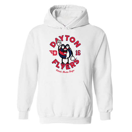 Dayton - NCAA Women's Volleyball : Gabriela Machin Borges - Fashion Shersey Hooded Sweatshirt-0