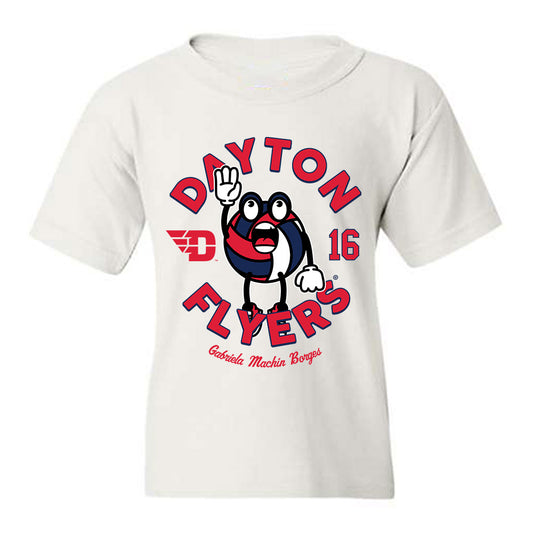 Dayton - NCAA Women's Volleyball : Gabriela Machin Borges - Fashion Shersey Youth T-Shirt-0