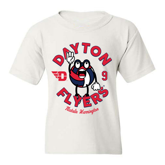Dayton - NCAA Women's Volleyball : Natalie Harrington - Fashion Shersey Youth T-Shirt-0