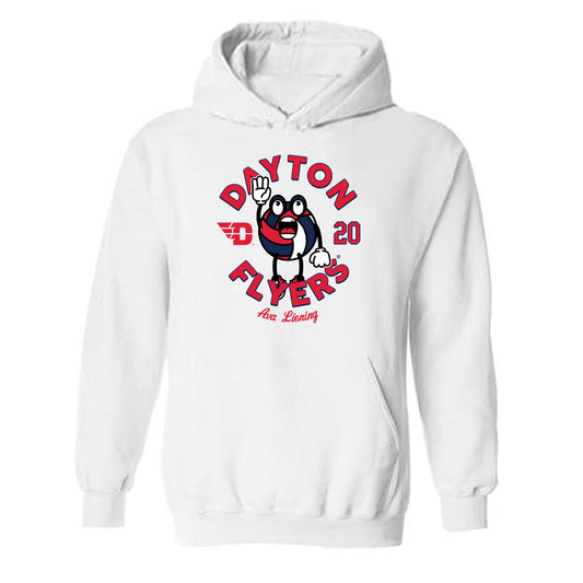 Dayton - NCAA Women's Volleyball : Ava Liening - Fashion Shersey Hooded Sweatshirt-0