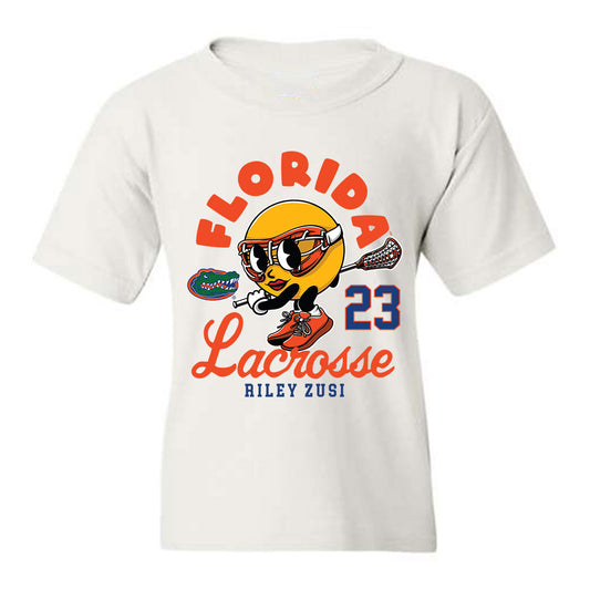 Florida - NCAA Women's Lacrosse : Riley Zusi - Fashion Shersey Youth T-Shirt