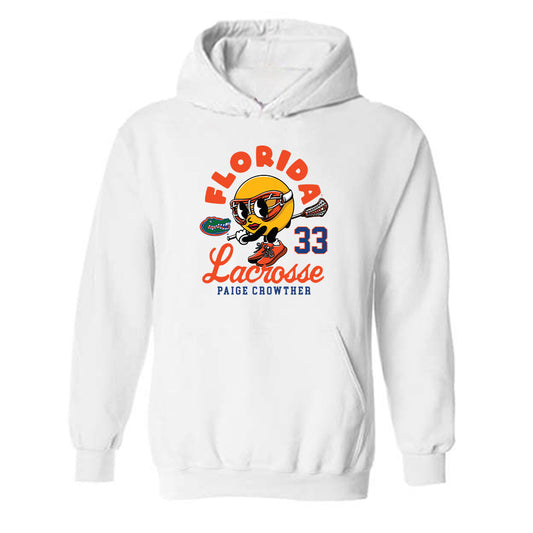 Florida - NCAA Women's Lacrosse : Paige Crowther - Fashion Shersey Hooded Sweatshirt-0
