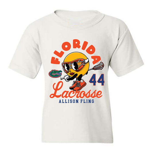 Florida - NCAA Women's Lacrosse : Allison Fling - Fashion Shersey Youth T-Shirt-0
