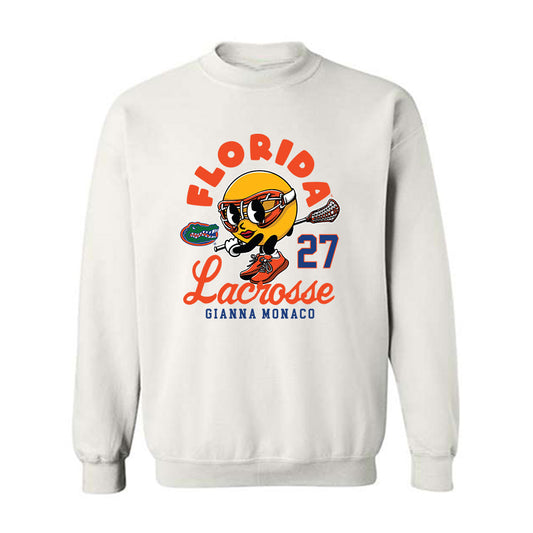 Florida - NCAA Women's Lacrosse : Gianna Monaco - Fashion Shersey Crewneck Sweatshirt-0