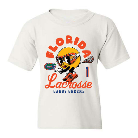 Florida - NCAA Women's Lacrosse : Gabby Greene - Fashion Shersey Youth T-Shirt