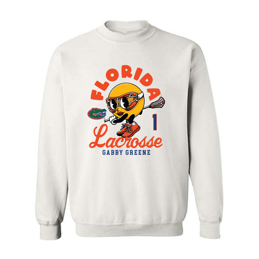 Florida - NCAA Women's Lacrosse : Gabby Greene - Fashion Shersey Crewneck Sweatshirt