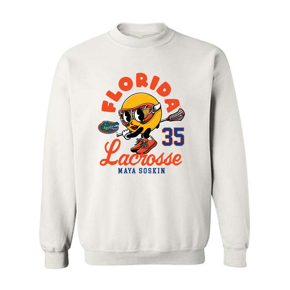Florida - NCAA Women's Lacrosse : Maya Soskin - Fashion Shersey Crewneck Sweatshirt-0