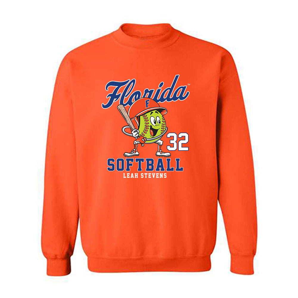 Florida - NCAA Softball : Leah Stevens - Fashion Shersey Crewneck Sweatshirt-0