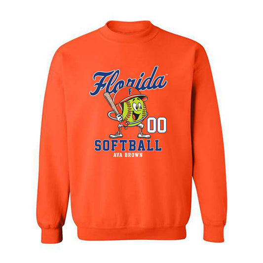 Florida - NCAA Softball : Ava Brown - Crewneck Sweatshirt Fashion Shersey