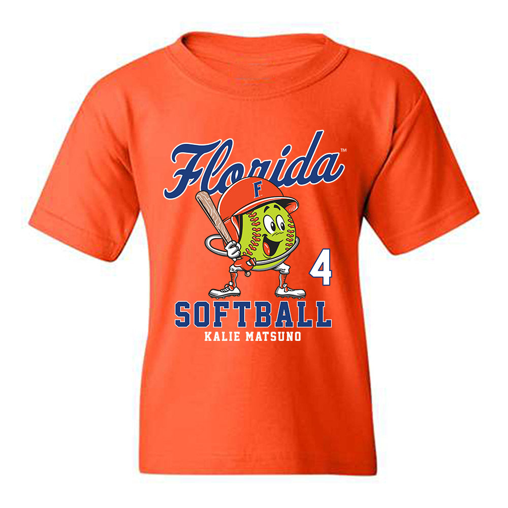 Florida - NCAA Softball : Kalie Matsuno - Fashion Shersey Youth T-Shirt-0