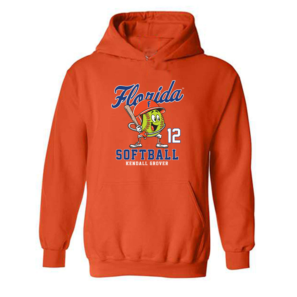 Florida - NCAA Softball : Kendall Grover - Fashion Shersey Hooded Sweatshirt-0
