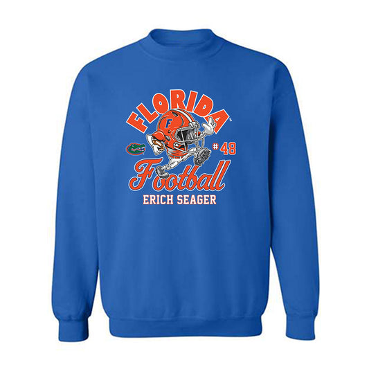 Florida - NCAA Football : Erich Seager - Fashion Shersey Crewneck Sweatshirt-0