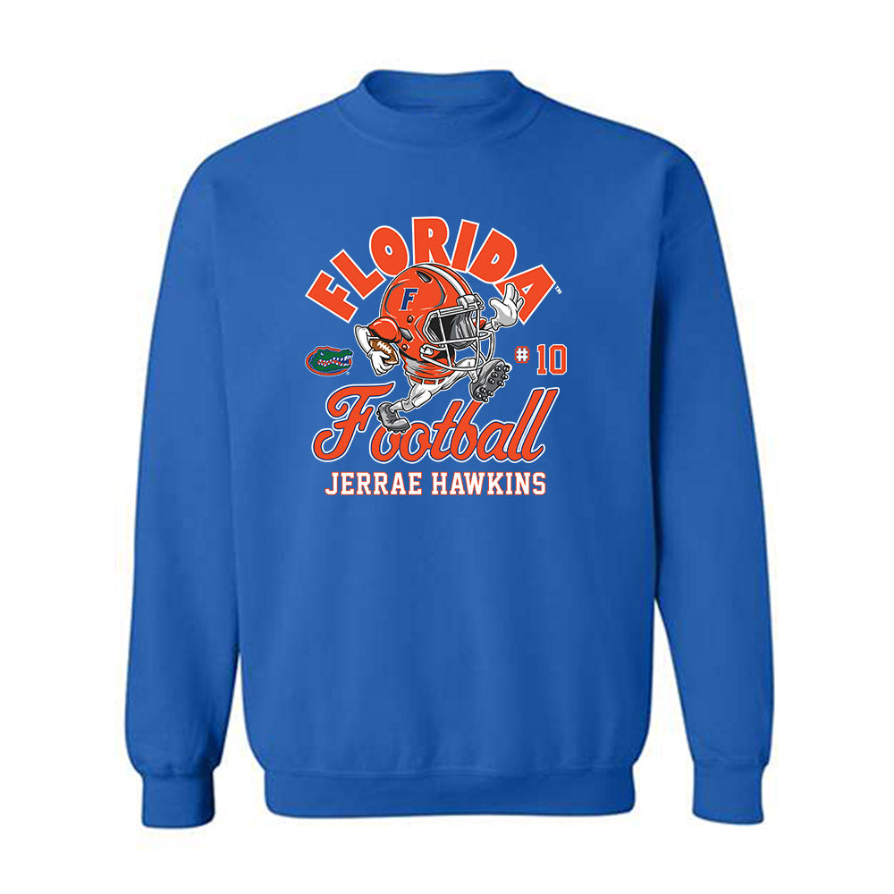 Florida - NCAA Football : Jerrae Hawkins - Fashion Shersey Crewneck Sweatshirt-0