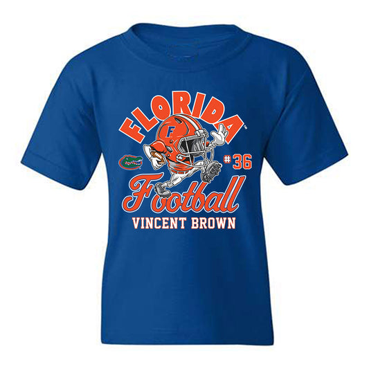 Florida - NCAA Football : Vincent Brown - Fashion Shersey Youth T-Shirt-0