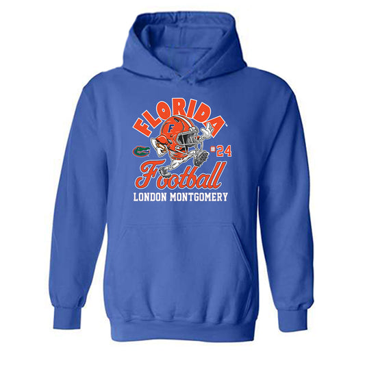 Florida - NCAA Football : London Montgomery - Fashion Shersey Hooded Sweatshirt-0