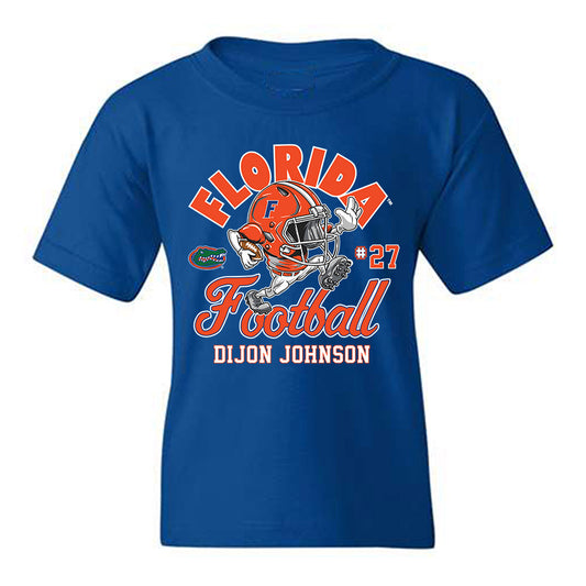 Florida - NCAA Football : Dijon Johnson - Fashion Shersey Youth T-Shirt-0