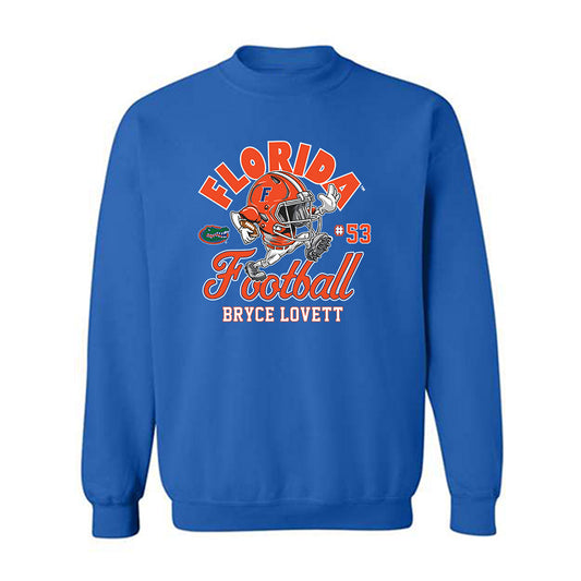Florida - NCAA Football : Bryce Lovett - Fashion Shersey Crewneck Sweatshirt-0